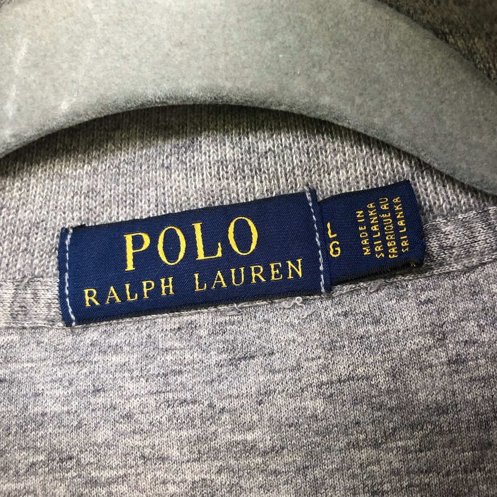 Polo Ralph Lauren gray knit long sleeve size L - Picture 4 of 9